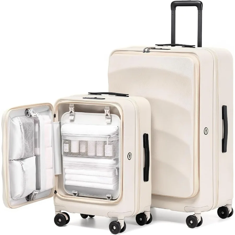 Expandable Hard Shell Luggage Set - Set Koper dengan Bukaan Atas yang