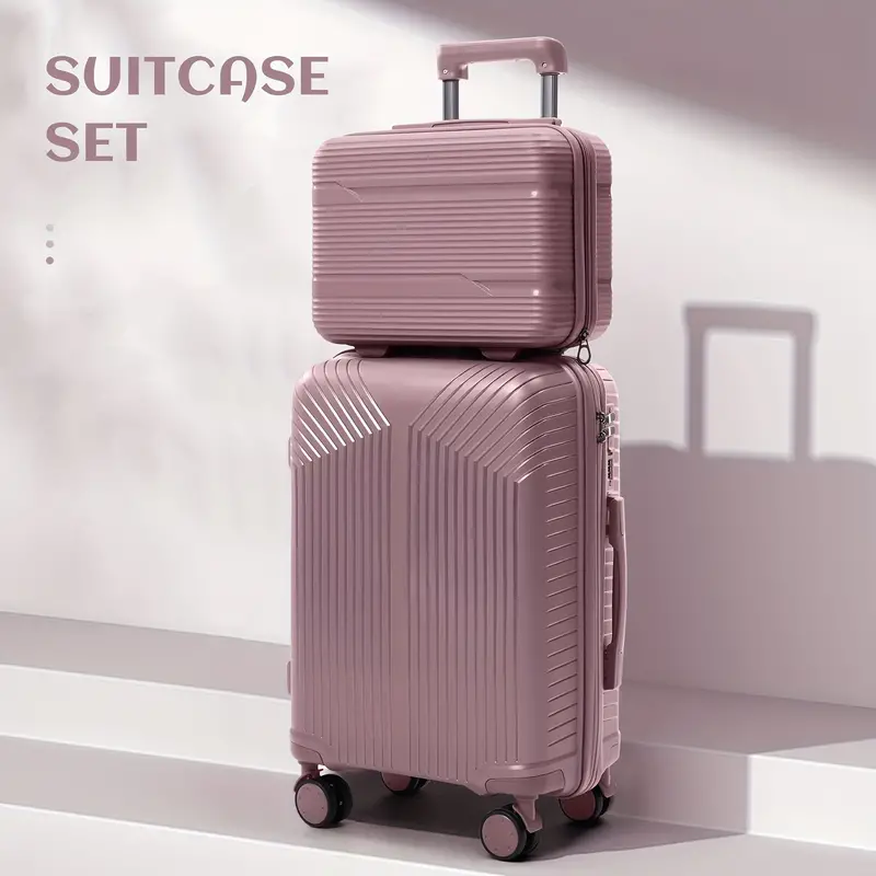 Foldable Rolling Luggage Bag - 2024 baru Durable13/20/28 Carry-bahan PP, ritsleting