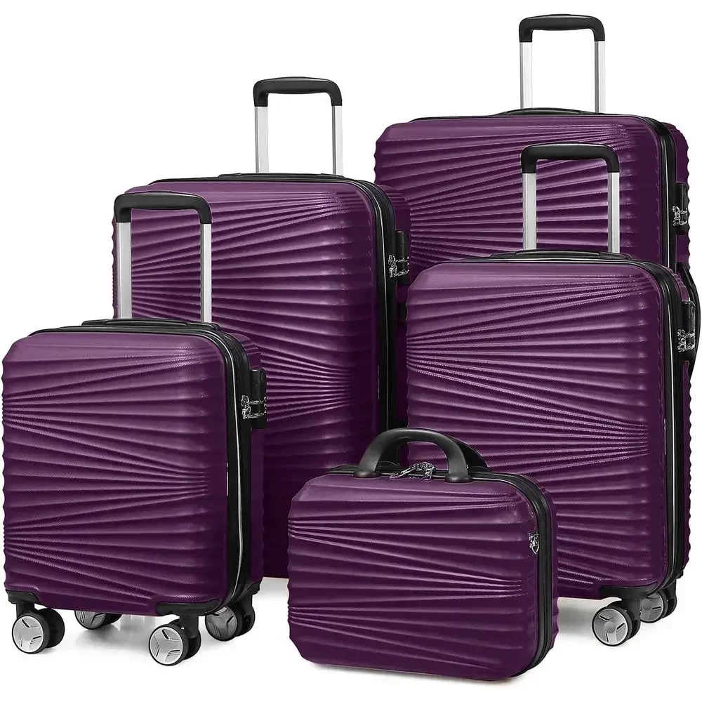 Expandable Hard Shell Luggage Set - Set Koper dengan 5 Bagian, Cangkang