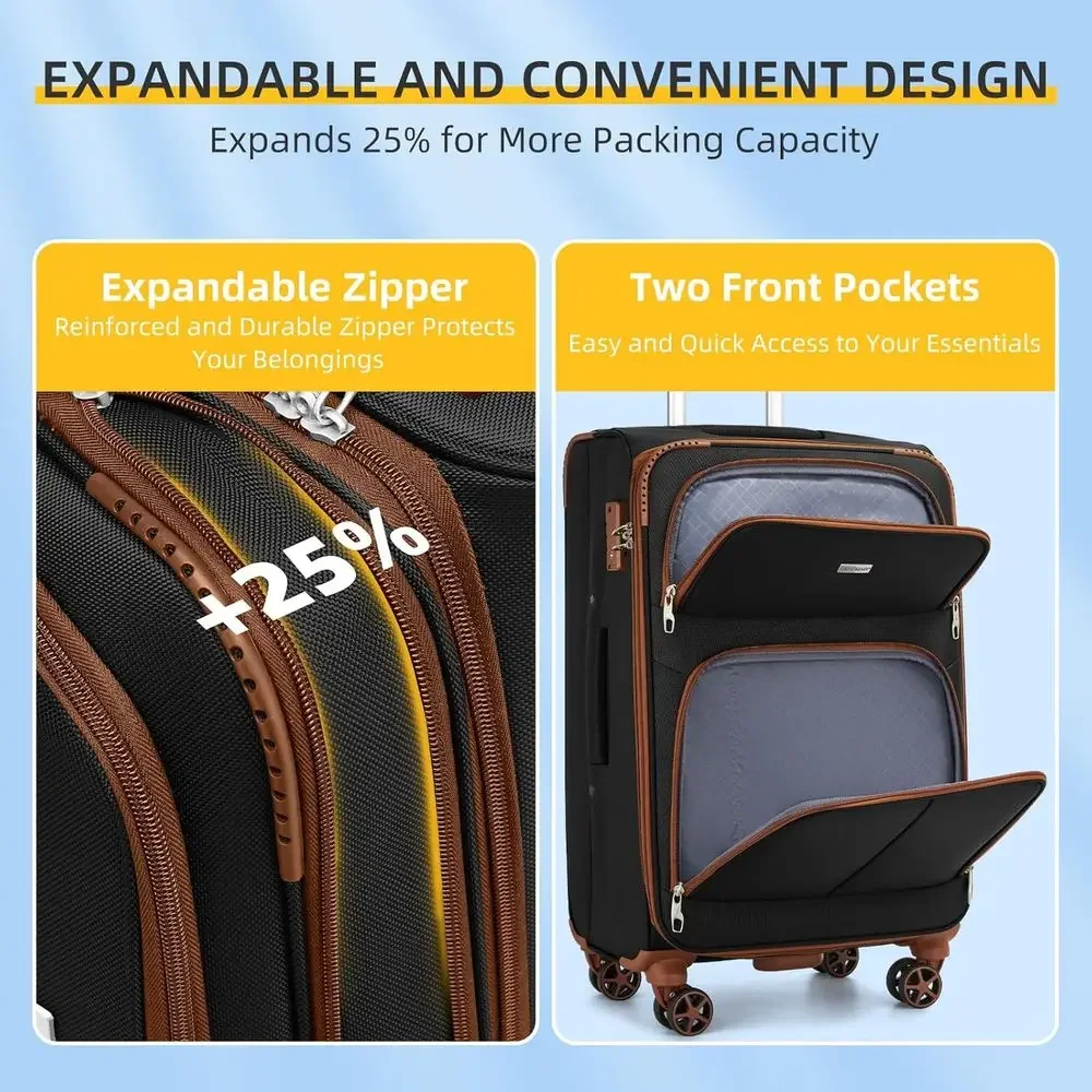 Set Koper Ekspansi 5 Buah deng - Expandable Hard Shell Luggage Set ulasan dan harga
