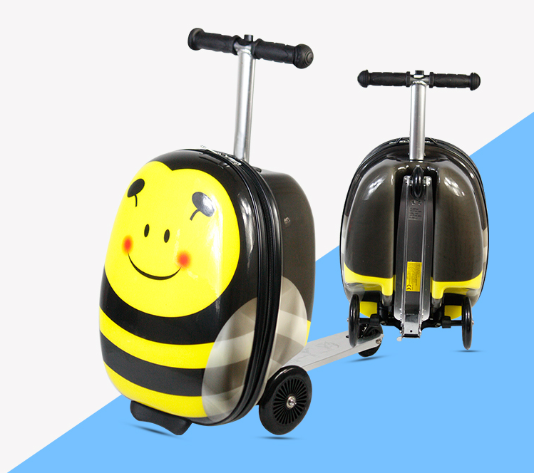 Tas Koper Skuter Anak, Koper T - Kids Ride On Suitcase Scooter ulasan dan harga