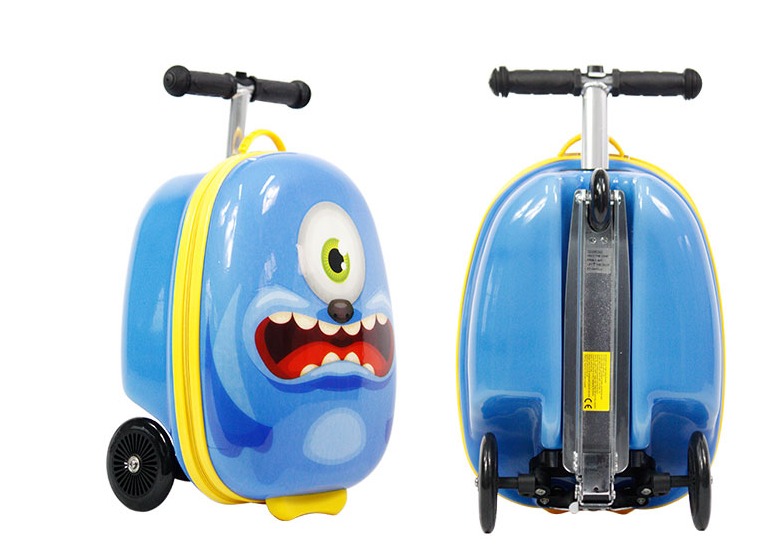 Tas Koper Skuter Anak, Koper T - Kids Ride On Suitcase Scooter ulasan dan harga