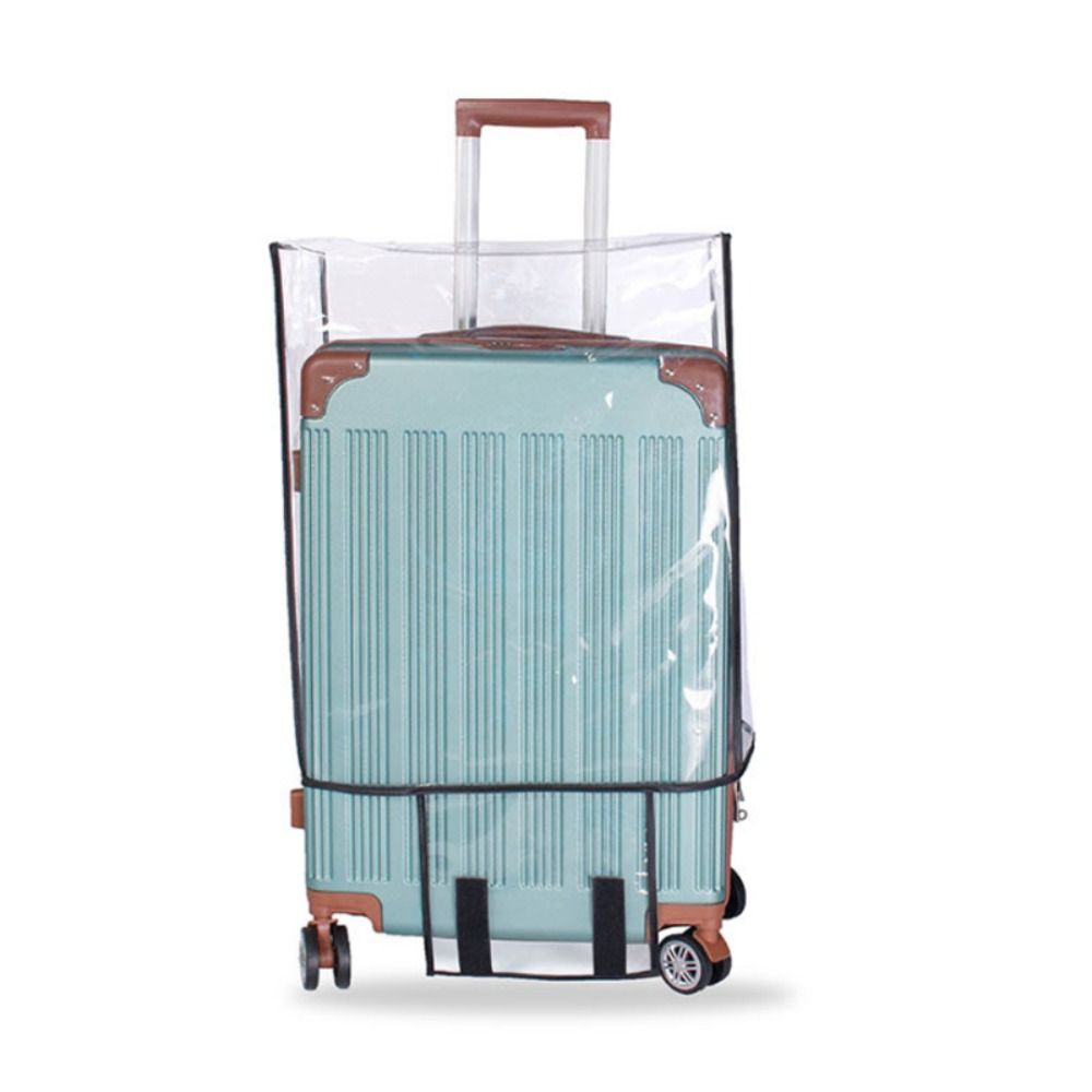Penutup Bagasi Transparan PVC  - Luggage Protective Cover Transparent ulasan dan harga