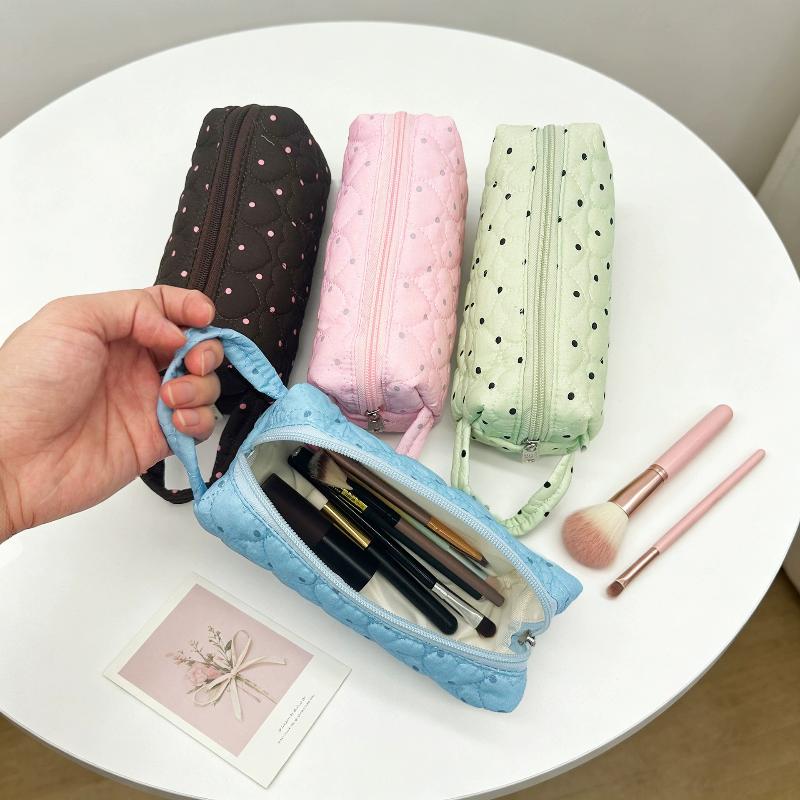 Tas Kosmetik Motif Polkadot Po - Cosmetic Bags ulasan dan harga