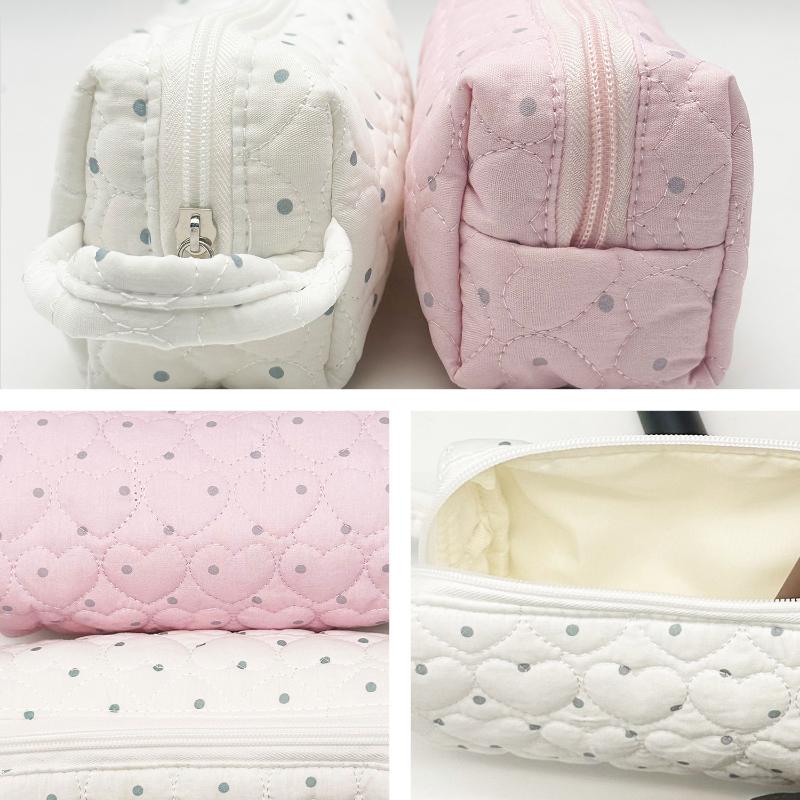 Tas Kosmetik Motif Polkadot Po - Cosmetic Bags ulasan dan harga