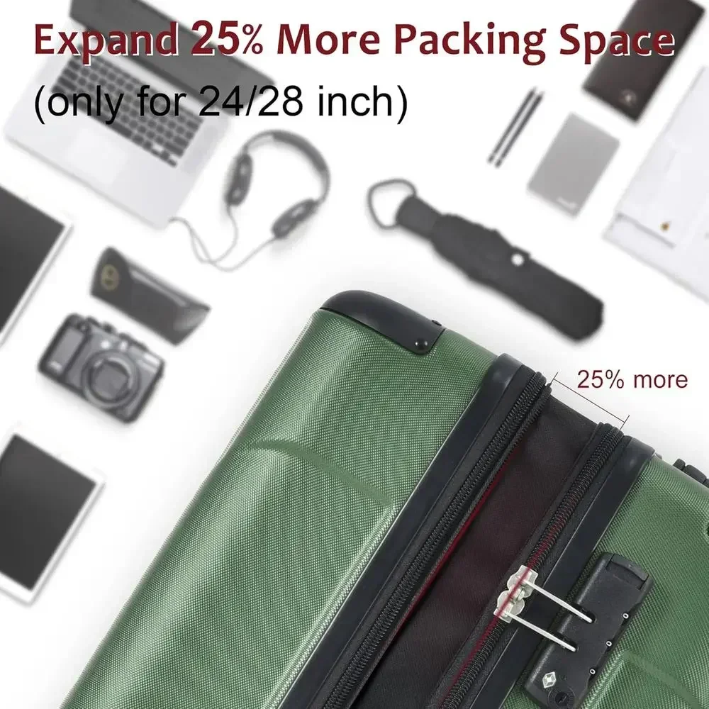 Set Koper Keras yang Dapat Dip - Expandable Hard Shell Luggage Set ulasan dan harga