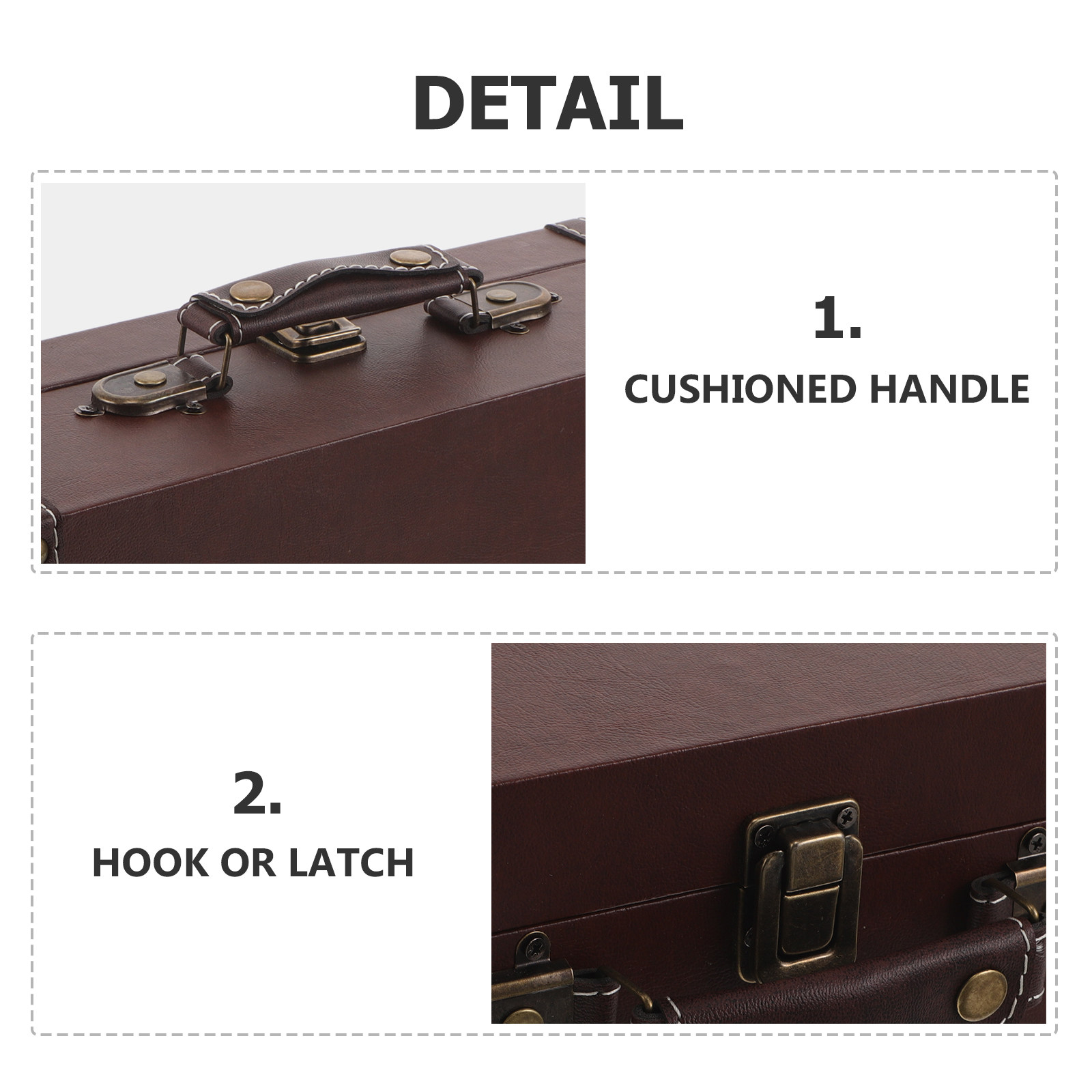 Kotak Penyimpanan Kayu Bergaya - Retro Vintage Trunk Suitcase ulasan dan harga