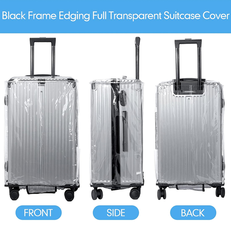 Sarung pelindung koper transpa - Luggage Protective Cover Transparent ulasan dan harga