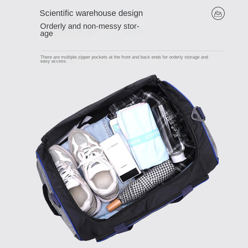 Tas Troli Kapasitas Besar Kope - Foldable Rolling Luggage Bag ulasan dan harga