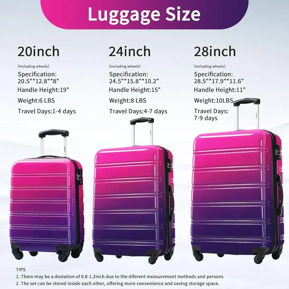 Set Koper Keras 3 Buah dengan  - Expandable Hard Shell Luggage Set ulasan dan harga