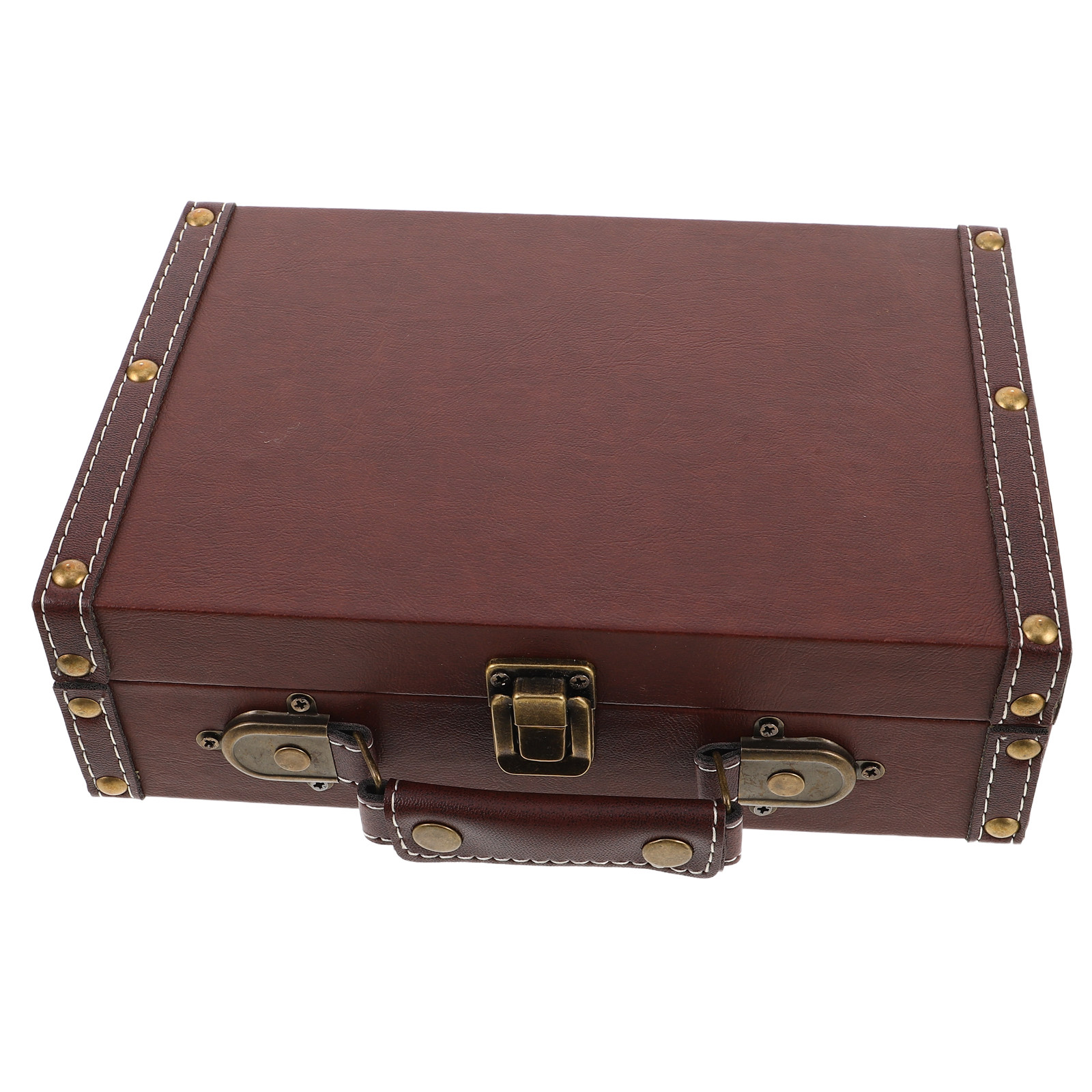 Kotak Penyimpanan Kayu Bergaya - Retro Vintage Trunk Suitcase ulasan dan harga