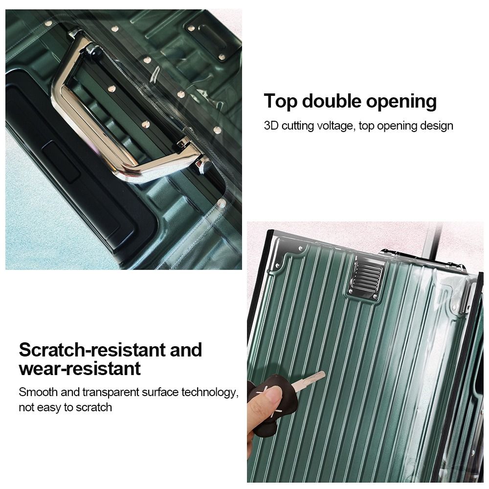 Pelindung Koper Transparan Tah - Luggage Protective Cover Transparent ulasan dan harga