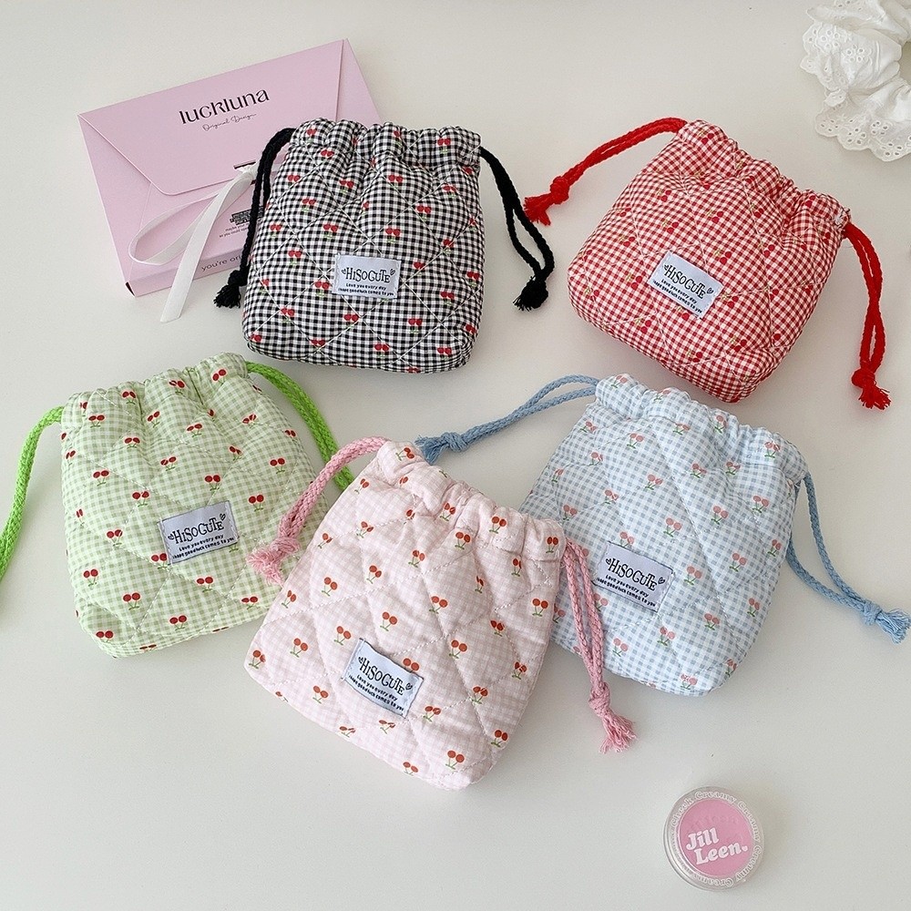 Tas Serut Cherry Baru, Tas Ser - Cosmetic Bags ulasan dan harga