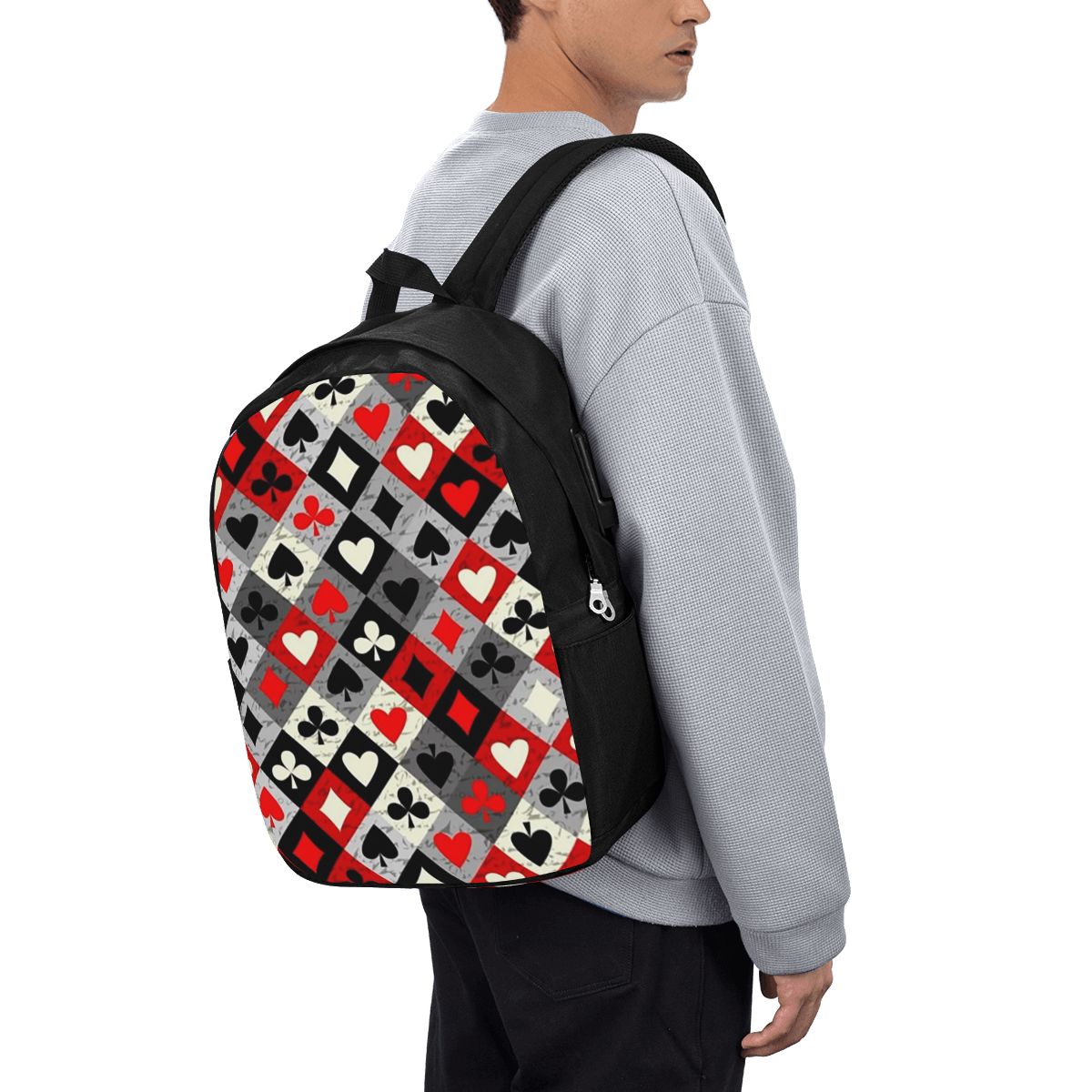 Tas Ransel Motif Kartu Poker,  - Backpacks ulasan dan harga