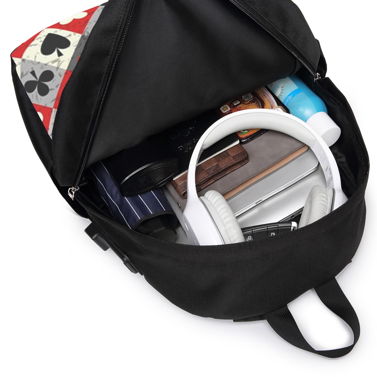 Tas Ransel Motif Kartu Poker,  - Backpacks ulasan dan harga