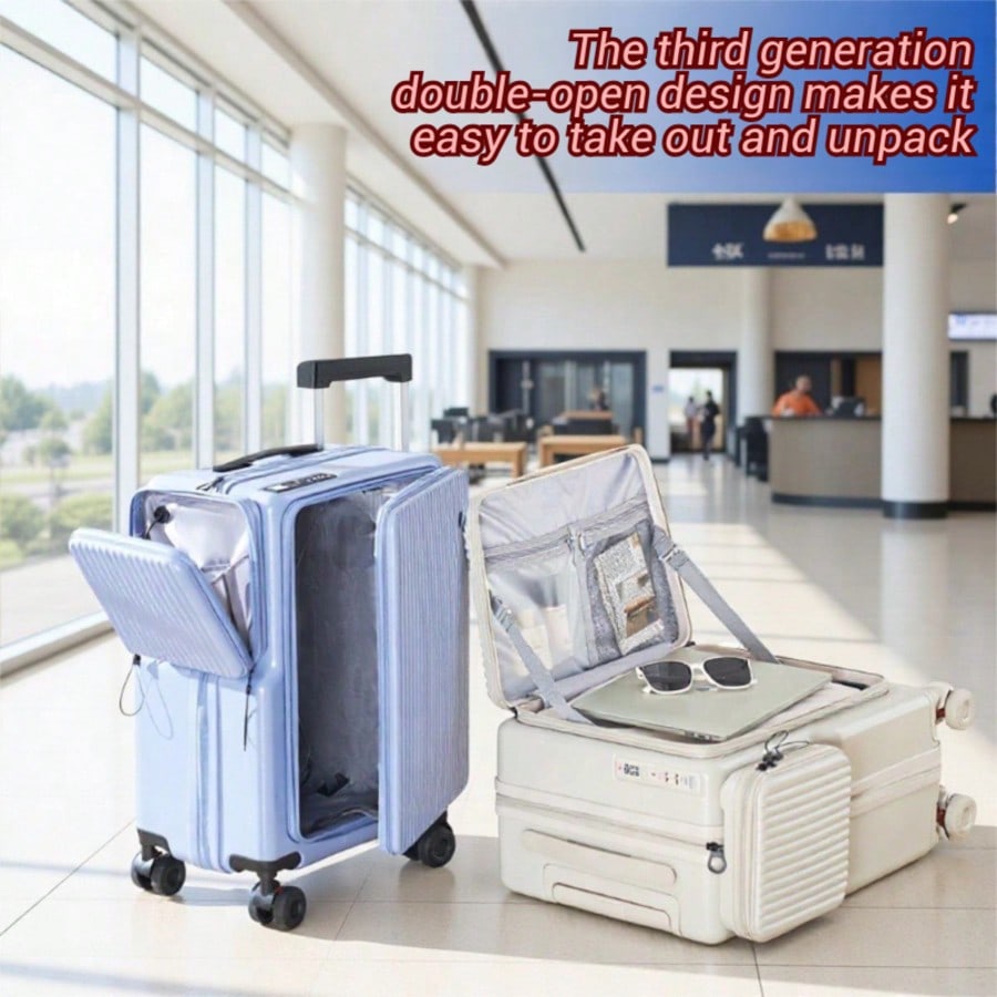 Koper Kabin Baru dengan Ukuran - Spinner Wheel Rolling Suitcase 20 Inch ulasan dan harga