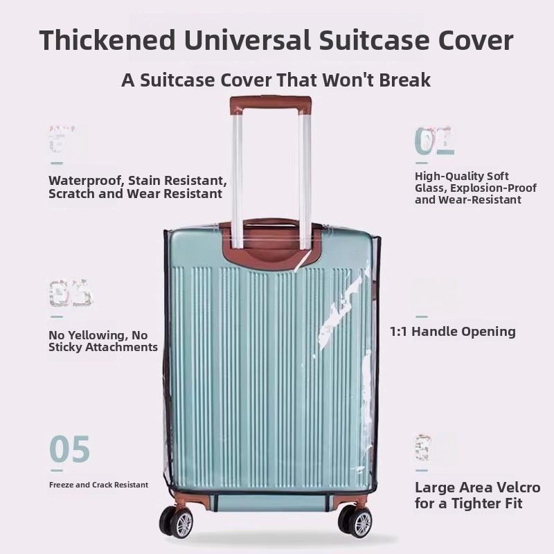 Penutup Pelindung Tebal untuk  - Luggage Protective Cover Transparent ulasan dan harga
