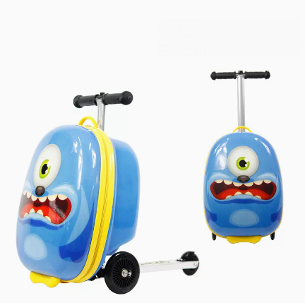Koper Skuter Anak, Koper Skate - Kids Ride On Suitcase Scooter ulasan dan harga