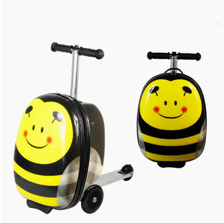 Koper Skuter Anak, Koper Skate - Kids Ride On Suitcase Scooter ulasan dan harga