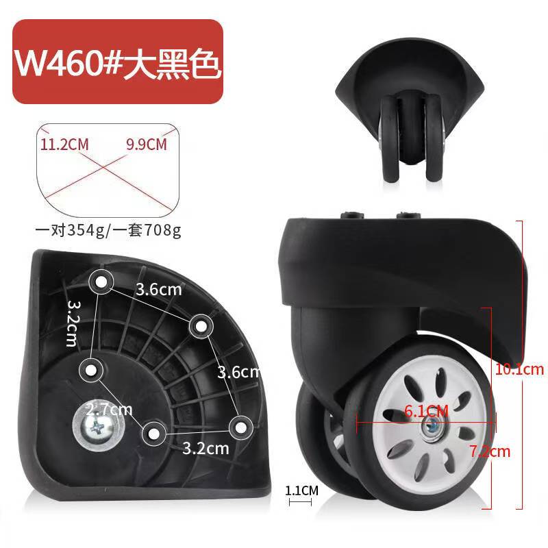 Roda untuk koper kain V56/V03, - Silent Replacement Luggage Wheels ulasan dan harga