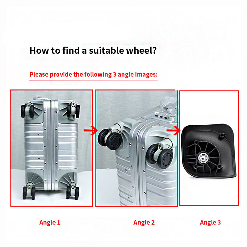 Roda untuk koper kain V56/V03, - Silent Replacement Luggage Wheels ulasan dan harga