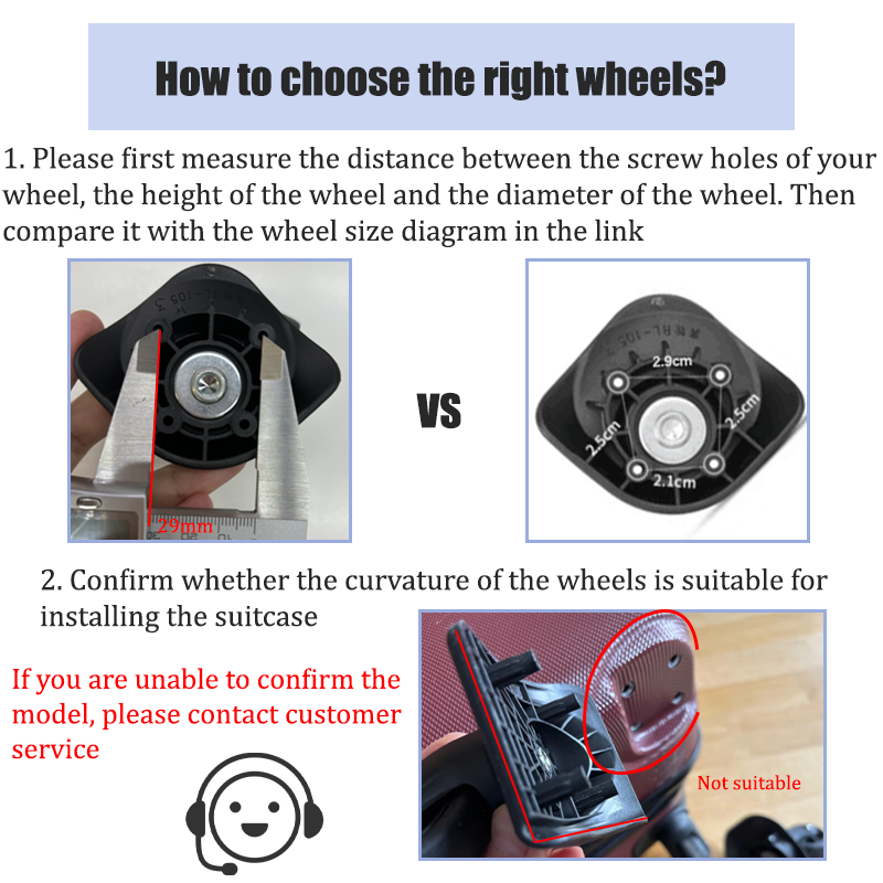Untuk Kit Perbaikan Roda Koper - Silent Replacement Luggage Wheels ulasan dan harga