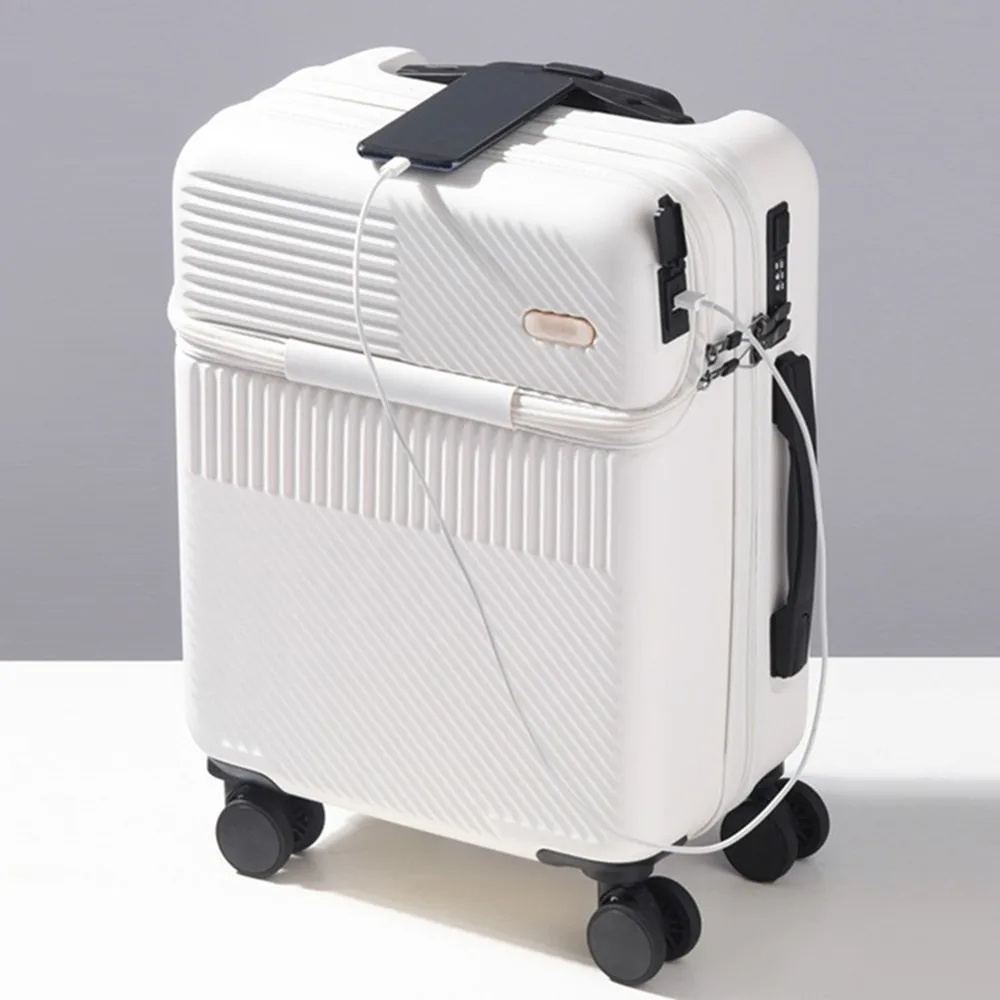 Casing Troli Tutup Terbuka Dep - Front Opening Laptop Luggage 24 Inch ulasan dan harga
