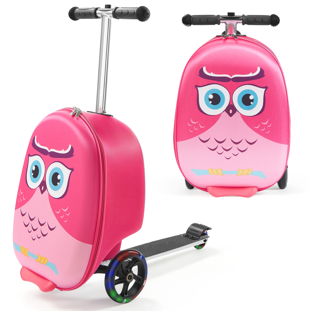 Tas Koper Skuter Anak 20 Inch, - Kids Ride On Suitcase Scooter ulasan dan harga