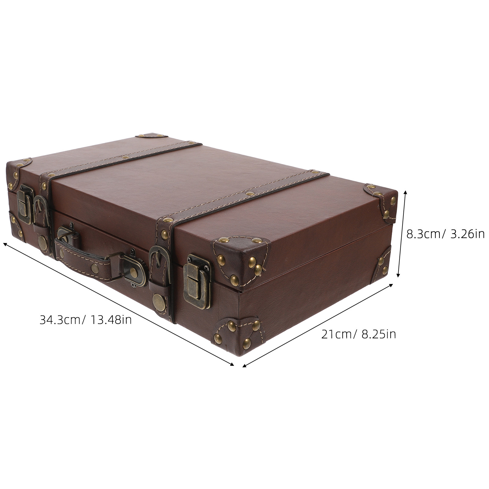 Kotak Penyimpanan Dekoratif Be - Retro Vintage Trunk Suitcase ulasan dan harga