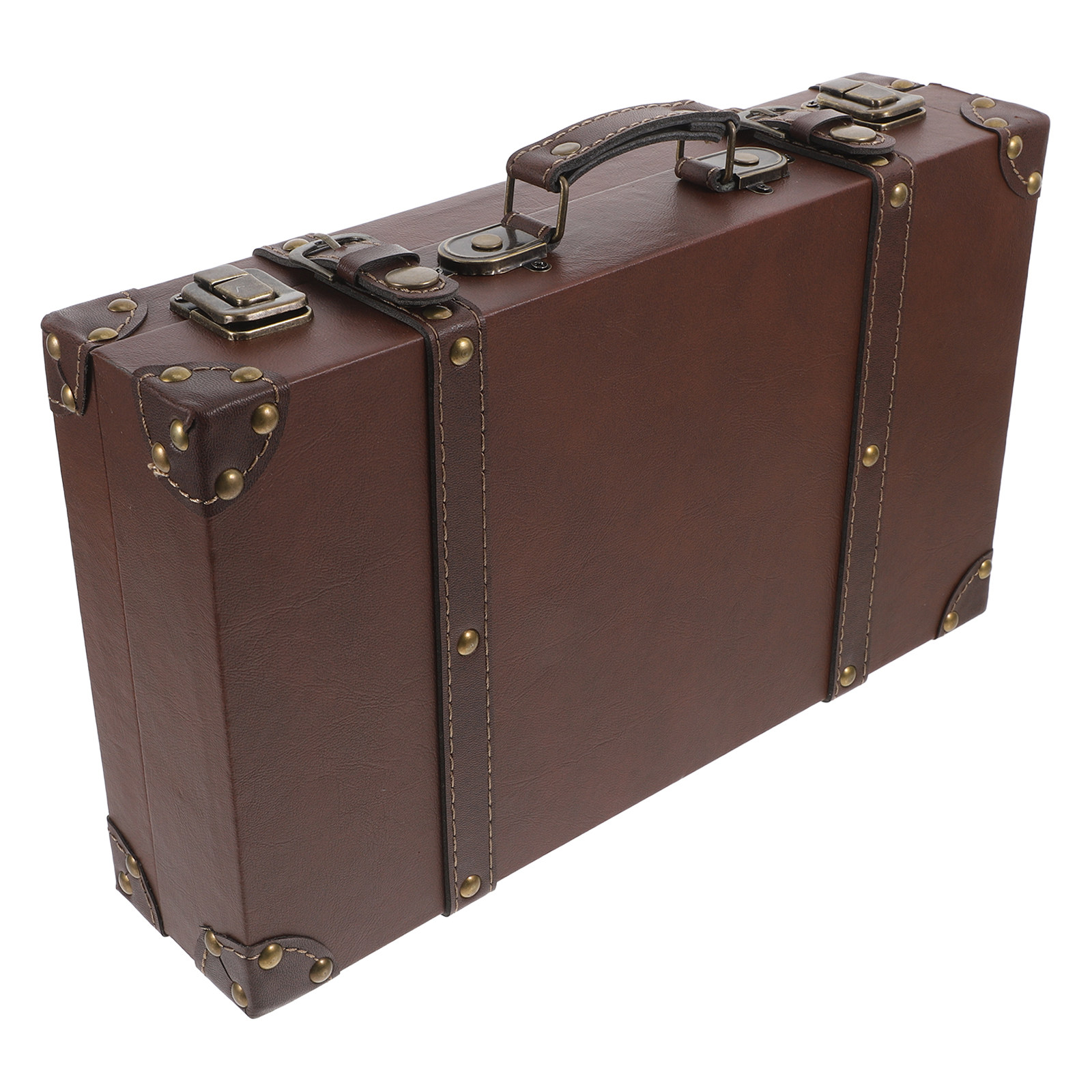Kotak Penyimpanan Dekoratif Be - Retro Vintage Trunk Suitcase ulasan dan harga